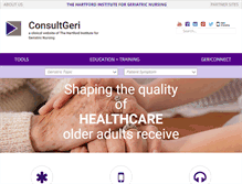 Tablet Screenshot of consultgeri.org